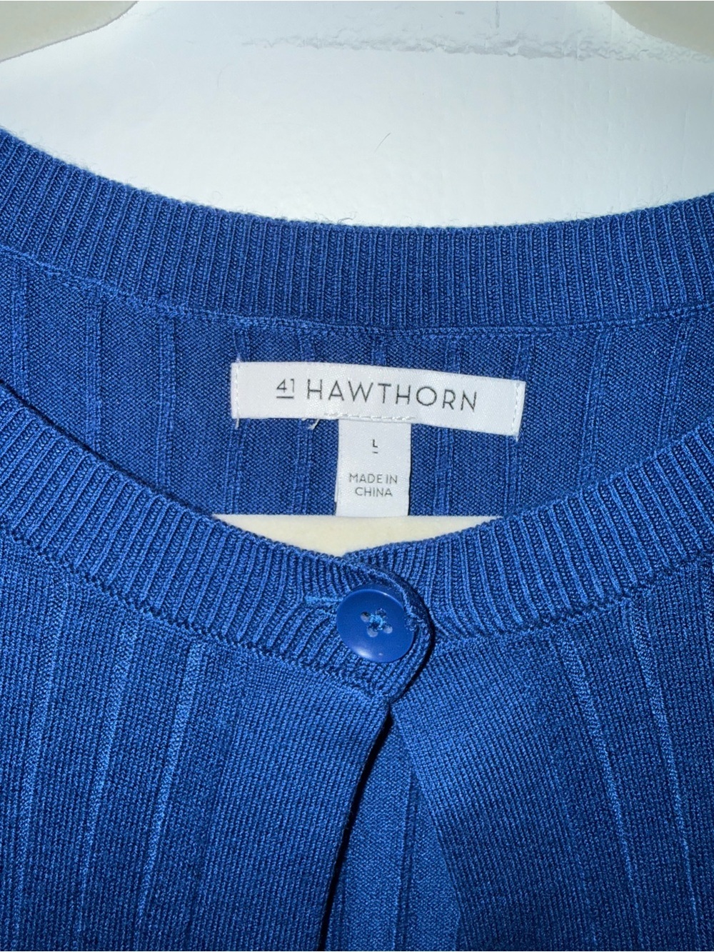 41 Hawthorn Ribbed Button-Front Cardigan - Picture 2 of 3